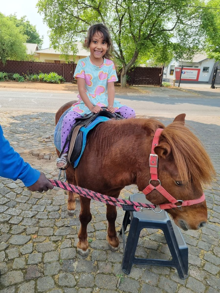 Pony rides at Little Toddlers Creche