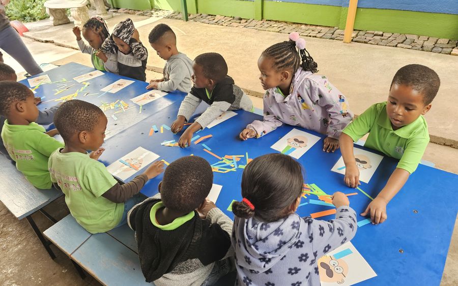 Children in the Aftercare programme at Little Toddlers Creche