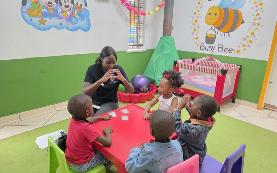 Children in the Full Day Care programme at Little Toddlers Creche